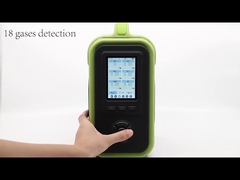 Analisador de gases de qualidade do ar com detecção de até 18 gases para evitar fugas de gás