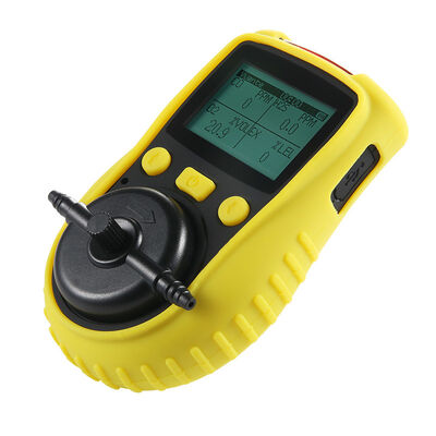 4 In 1 Portable Gas Detector with Electrochemical Sensor and IP65 Protection for Industrial Safety