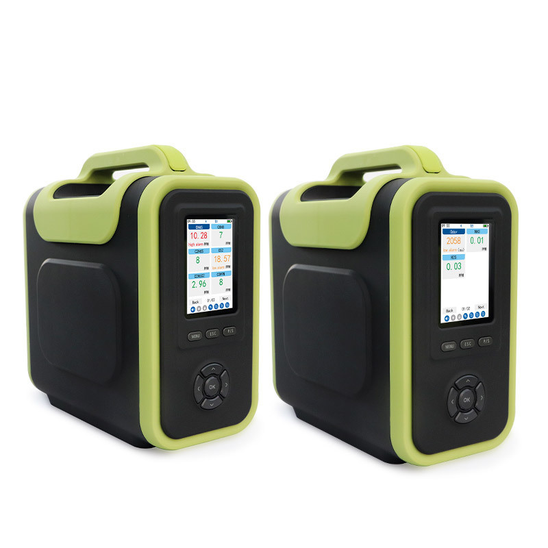 Multi-Gas Analyzer with Electrochemical & Infrared Sensors for Vehicle Exhaust – Built-in Pump and Data Logging