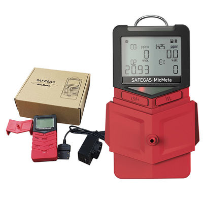 Detector multi-gás compacto MicMeta com proteção de ID-password para inspecção de entrada em espaço confinado